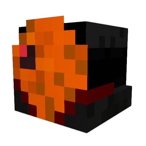 Wende_21 Minecraft avatar head, 3D render