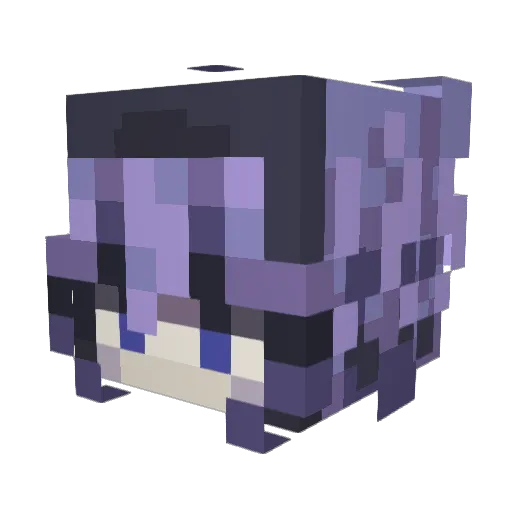 Wendigo05 Minecraft avatar head, 3D render