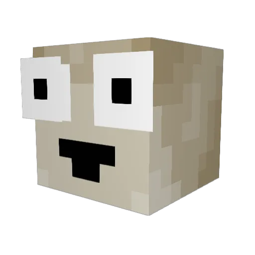 Wendigo2117 Minecraft avatar head, 3D render