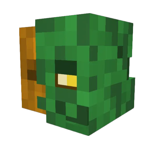 WendigoDan Minecraft avatar head, 3D render