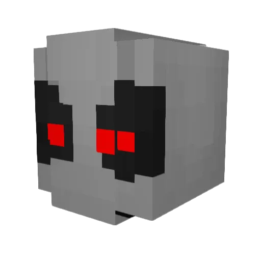 WendigoX0 Minecraft avatar head, 3D render