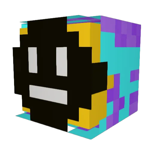 Wendiguest Minecraft avatar head, 3D render