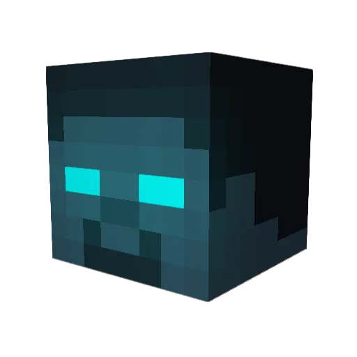 Wendora Minecraft avatar head, 3D render