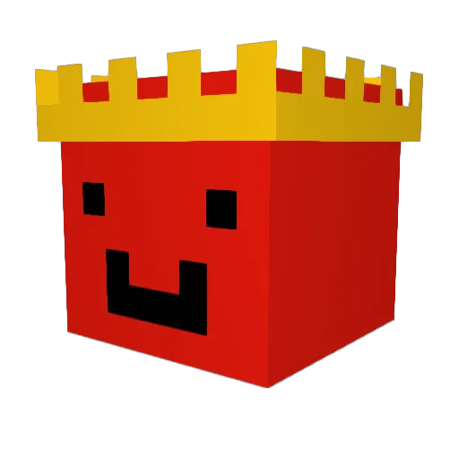 Wennbu_ Minecraft avatar head, 3D render
