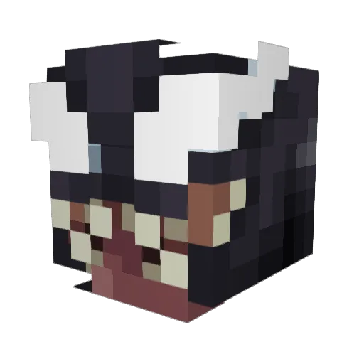 WenomPL123 Minecraft avatar head, 3D render