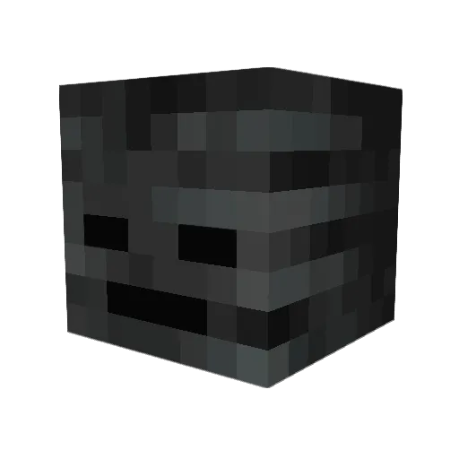 Wentii Minecraft avatar head, 3D render