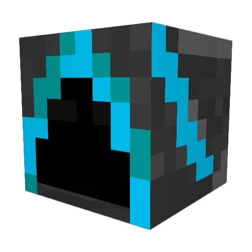 Weqing Minecraft avatar head, 3D render