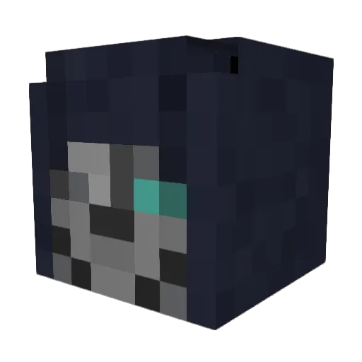 Wer22_cz Minecraft avatar head, 3D render