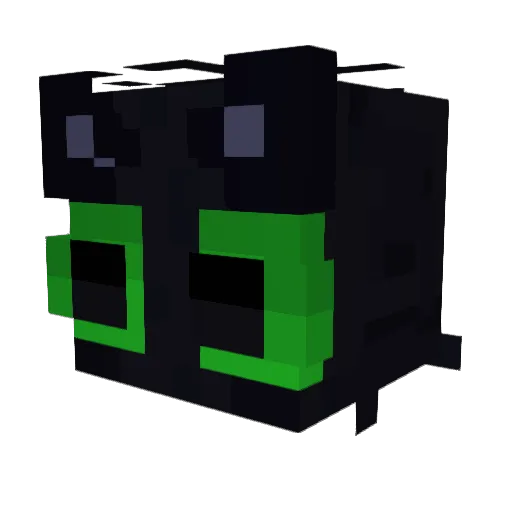 WerBistDennDu Minecraft avatar head, 3D render
