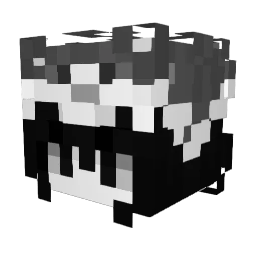 WeraKalosz Minecraft avatar head, 3D render