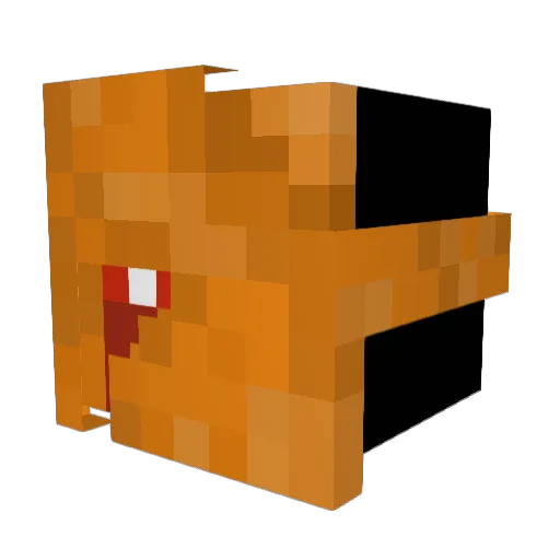 Weranda_ Minecraft avatar head, 3D render
