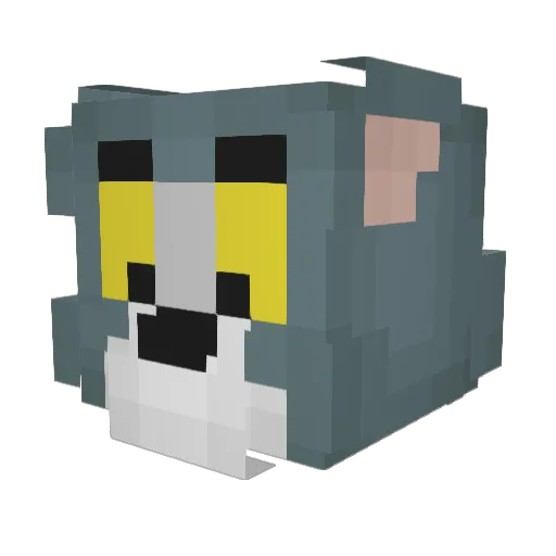Werbth Minecraft avatar head, 3D render
