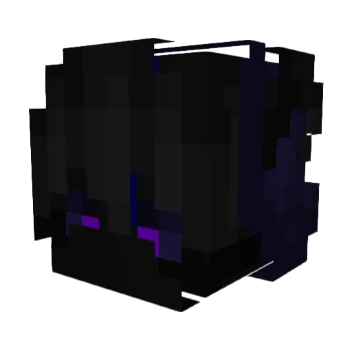WerdFlex Minecraft avatar head, 3D render