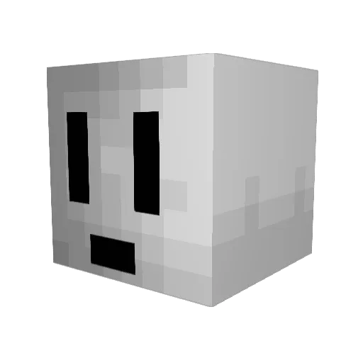 Werderw2004 Minecraft avatar head, 3D render