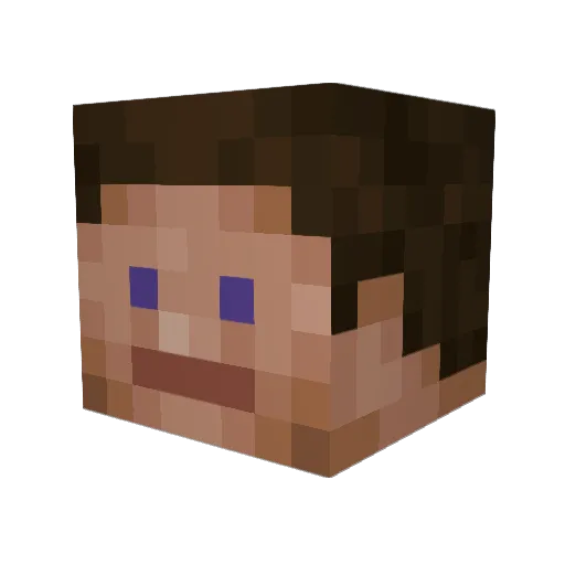 WerdnaNerdna Minecraft avatar head, 3D render