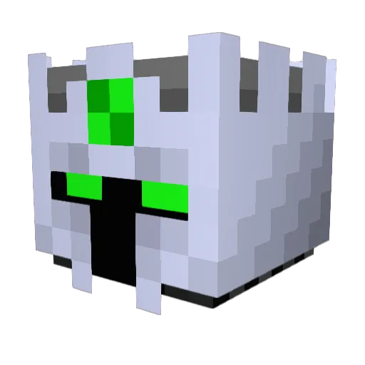 Werdup Minecraft avatar head, 3D render