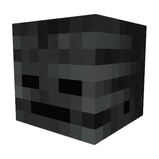 Were Minecraft avatar head, 3D render