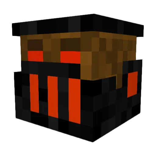 WereplayerJ Minecraft avatar head, 3D render