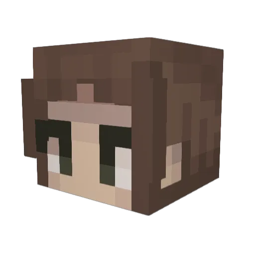 Werka1220 Minecraft avatar head, 3D render