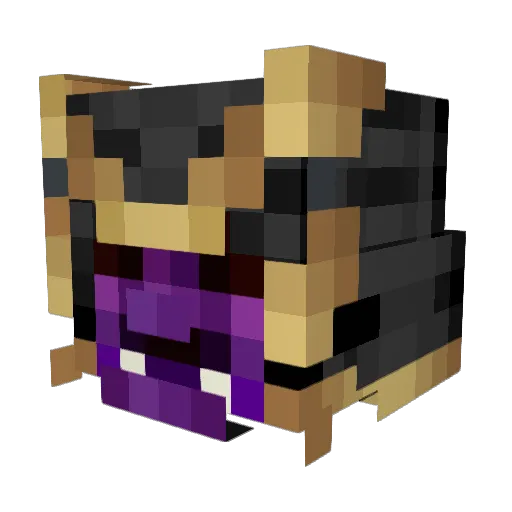 Werldly Minecraft avatar head, 3D render