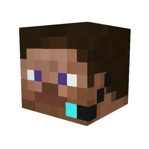 Werle774 Minecraft avatar head, 3D render