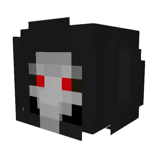 Wertinator Minecraft avatar head, 3D render