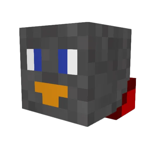Wertler23 Minecraft avatar head, 3D render