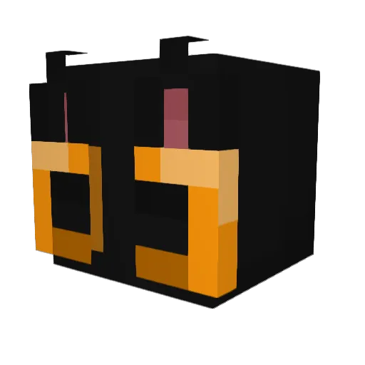 WertuhMC Minecraft avatar head, 3D render