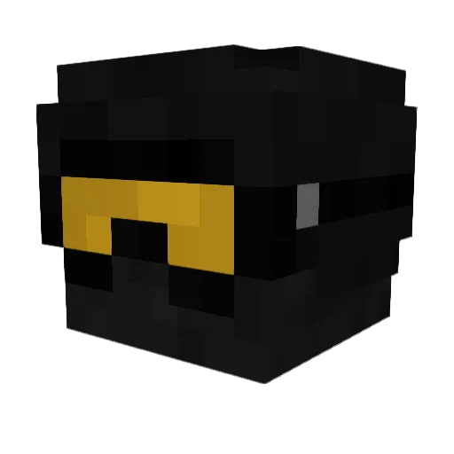 Wes54321 Minecraft avatar head, 3D render