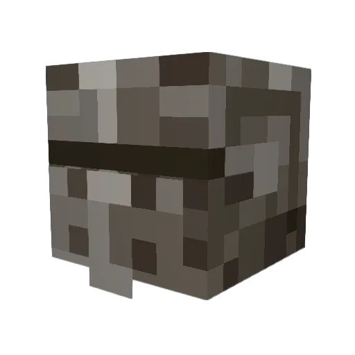 Wesatron Minecraft avatar head, 3D render