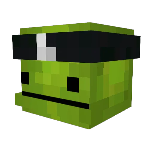 Wesco_ Minecraft avatar head, 3D render