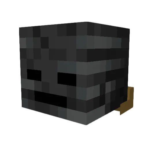 Weserald Minecraft avatar head, 3D render