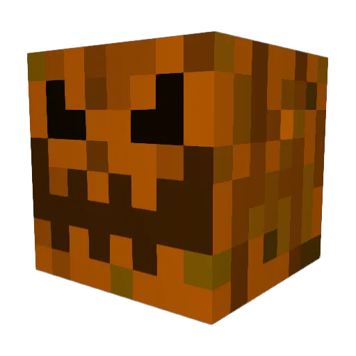 Wesghostie Minecraft avatar head, 3D render