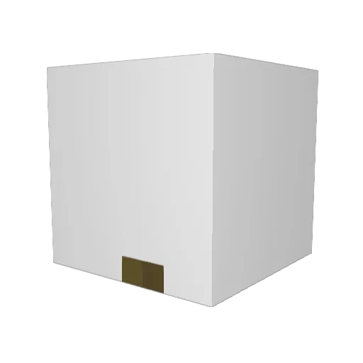 Wesimeloon Minecraft avatar head, 3D render