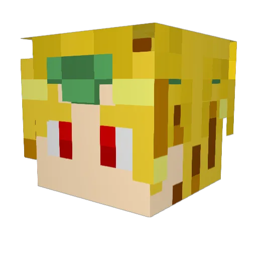 Wesley08142006 Minecraft avatar head, 3D render