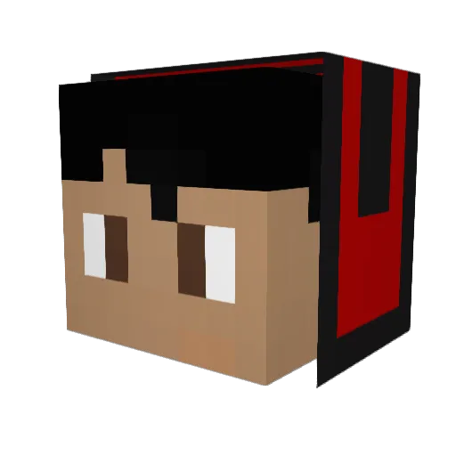 WesleyOliver05 Minecraft avatar head, 3D render