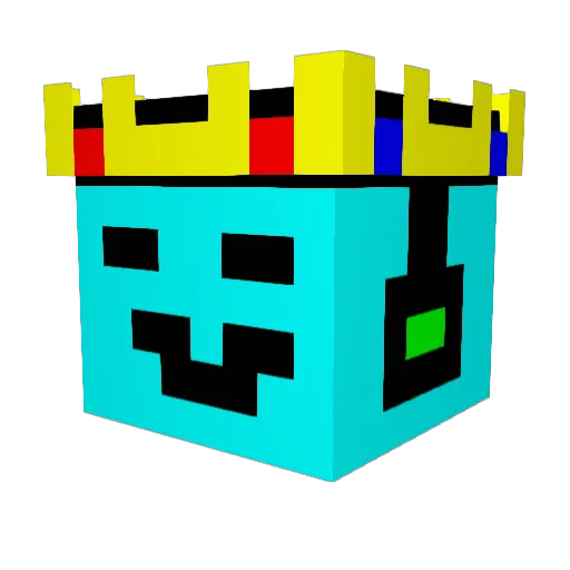 Wesleywe Minecraft avatar head, 3D render