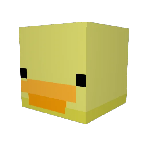 Wesmoker Minecraft avatar head, 3D render