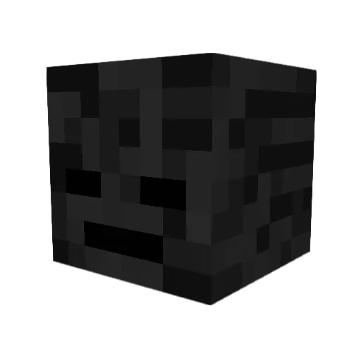 WesqMC Minecraft avatar head, 3D render