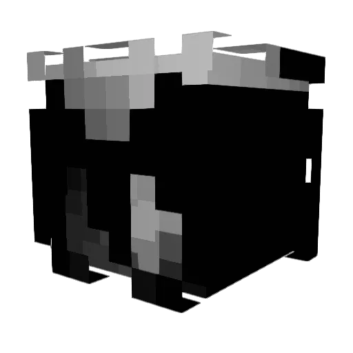 Wess1 Minecraft avatar head, 3D render