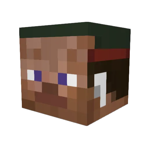 WesselSmits_073 Minecraft avatar head, 3D render