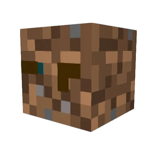 Wessem Minecraft avatar head, 3D render