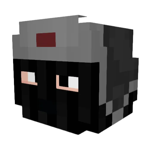 WestBruh Minecraft avatar head, 3D render