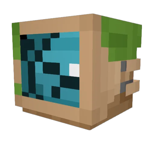 WestVanta Minecraft avatar head, 3D render