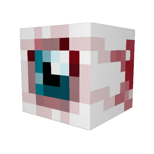 WesterRum Minecraft avatar head, 3D render