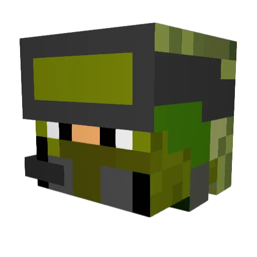 WesterlyJr Minecraft avatar head, 3D render