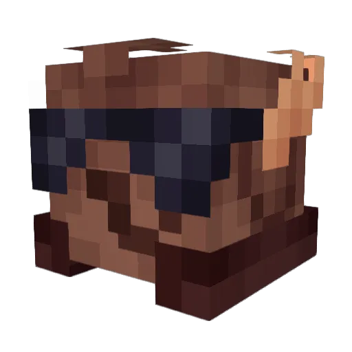 WesternMoose Minecraft avatar head, 3D render