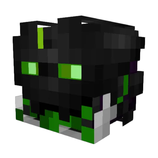 WesternPilot26 Minecraft avatar head, 3D render