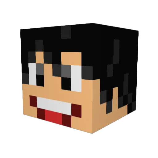 Westonho Minecraft avatar head, 3D render