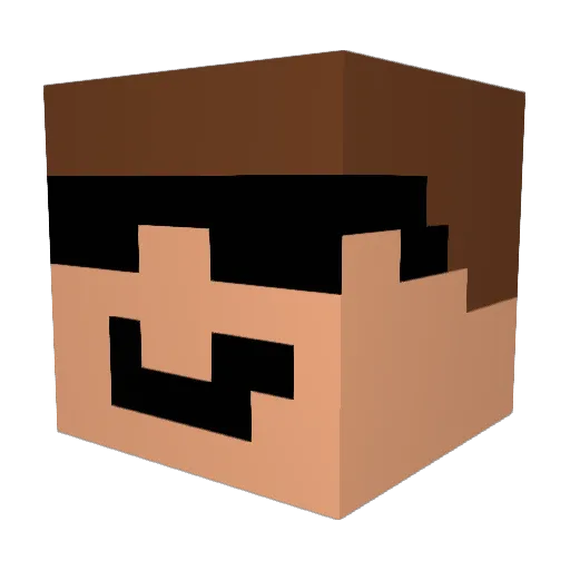 Westy299 Minecraft avatar head, 3D render